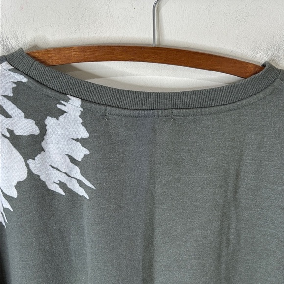 XCVI Twister Pullover Sweatshirt Green Boho Size Large - Picture 8 of 13